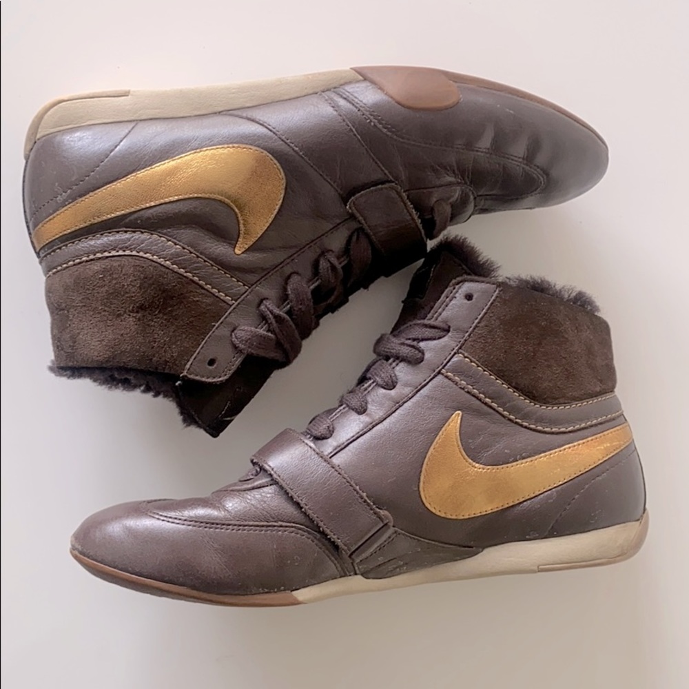 Shearling lined Nike high top